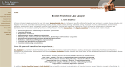 Desktop Screenshot of franchise-counsel.com