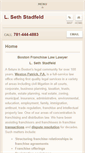 Mobile Screenshot of franchise-counsel.com